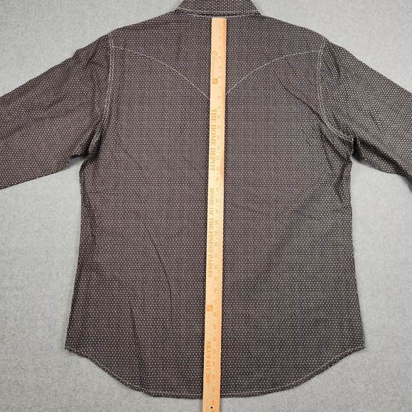 Stetson Shirt Mens 2XL Western Pearl Snap Long Sleeve Cowboy Rodeo - Picture 9 of 11